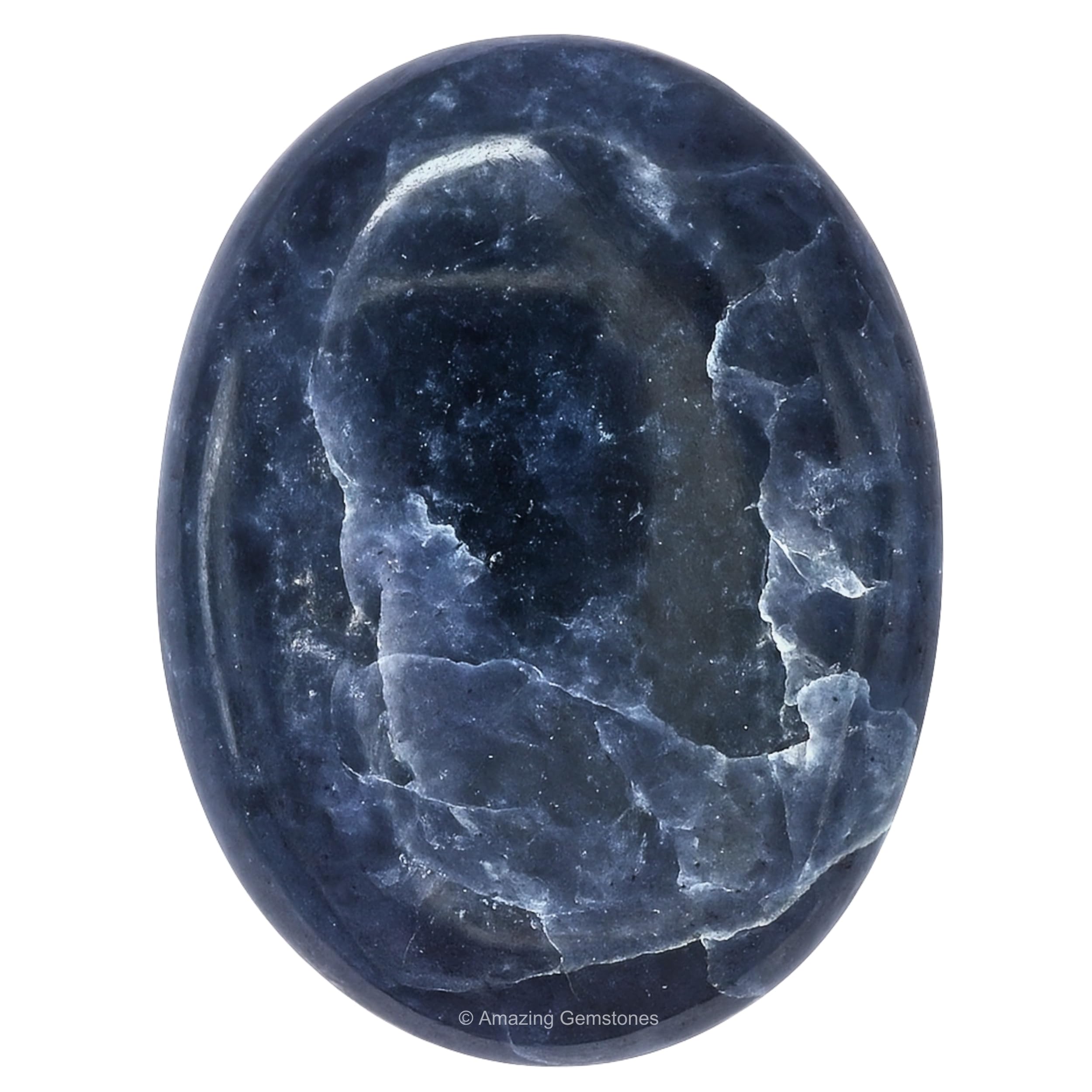 Amazing Gemstone iolite palma grande, ideal para meditaciones y balance energético.
