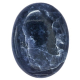 Amazing Gemstone iolite palma grande, ideal para meditaciones y balance energético.