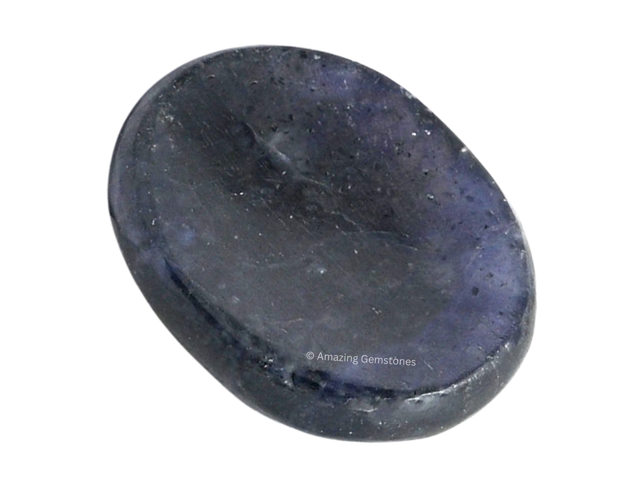 Regalo de Amazing Gemstone iolite para relajación y tranquilidad