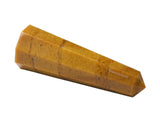 Amazing Gemstone jaspe amarillo, punta cristal reiki: enfoque energético para sesiones tranquilas.