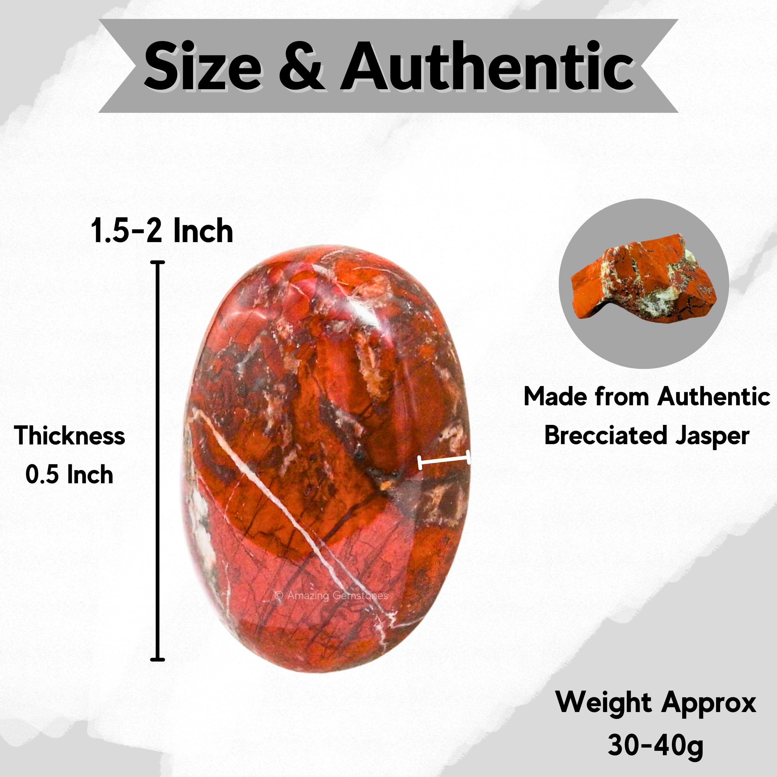 Amazing Gemstone bolsa de terciopelo incluida para guardar la piedra