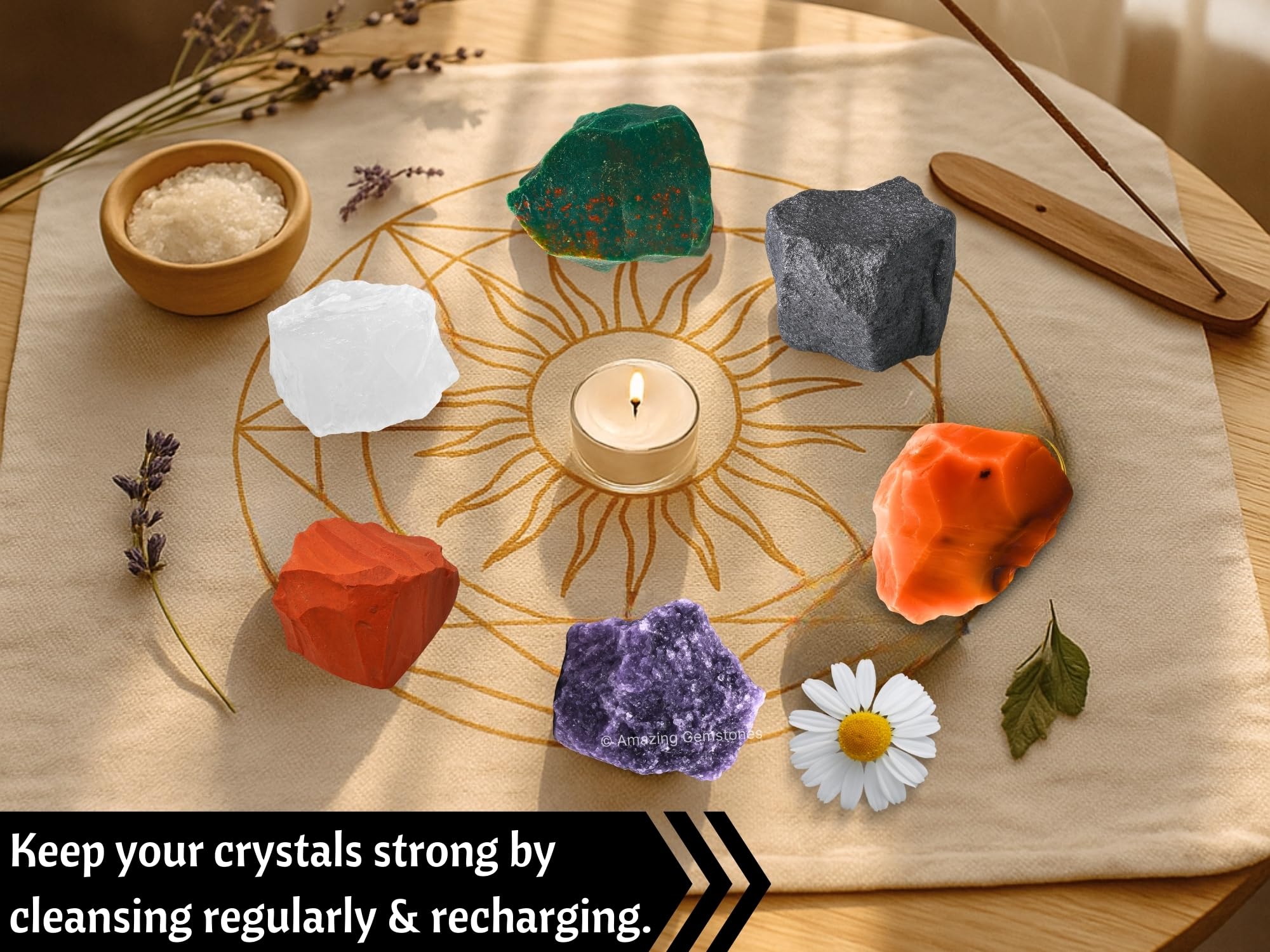 Amazing Gemstone jaspe rojo: estimula vitalidad y confianza en cualquier día.
