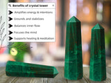 Purificador de aire con jaspe sangre Amazing Gemstone en espacio moderno.