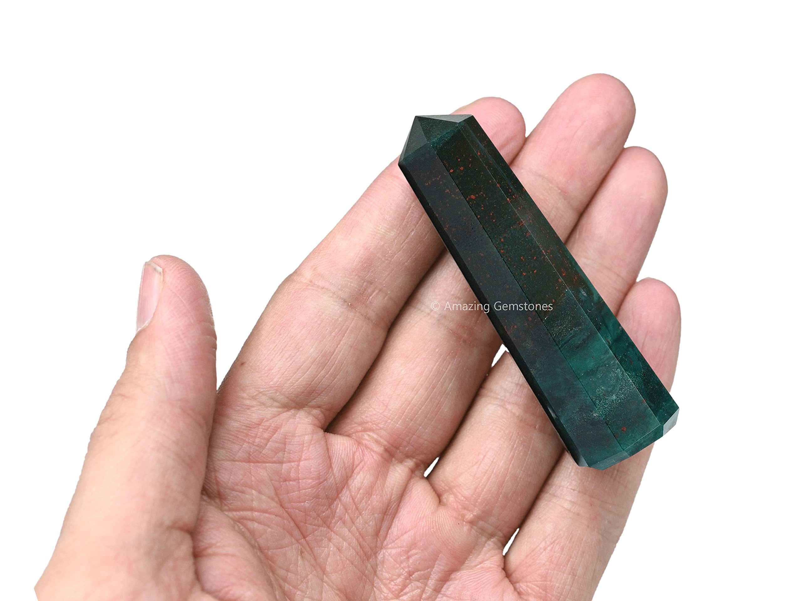 Rejilla de cristal jaspe sangre Amazing Gemstone para cuadrícula energética.