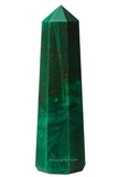 Torres de jaspe sangre Amazing Gemstone con punta cristal para energía renovada.