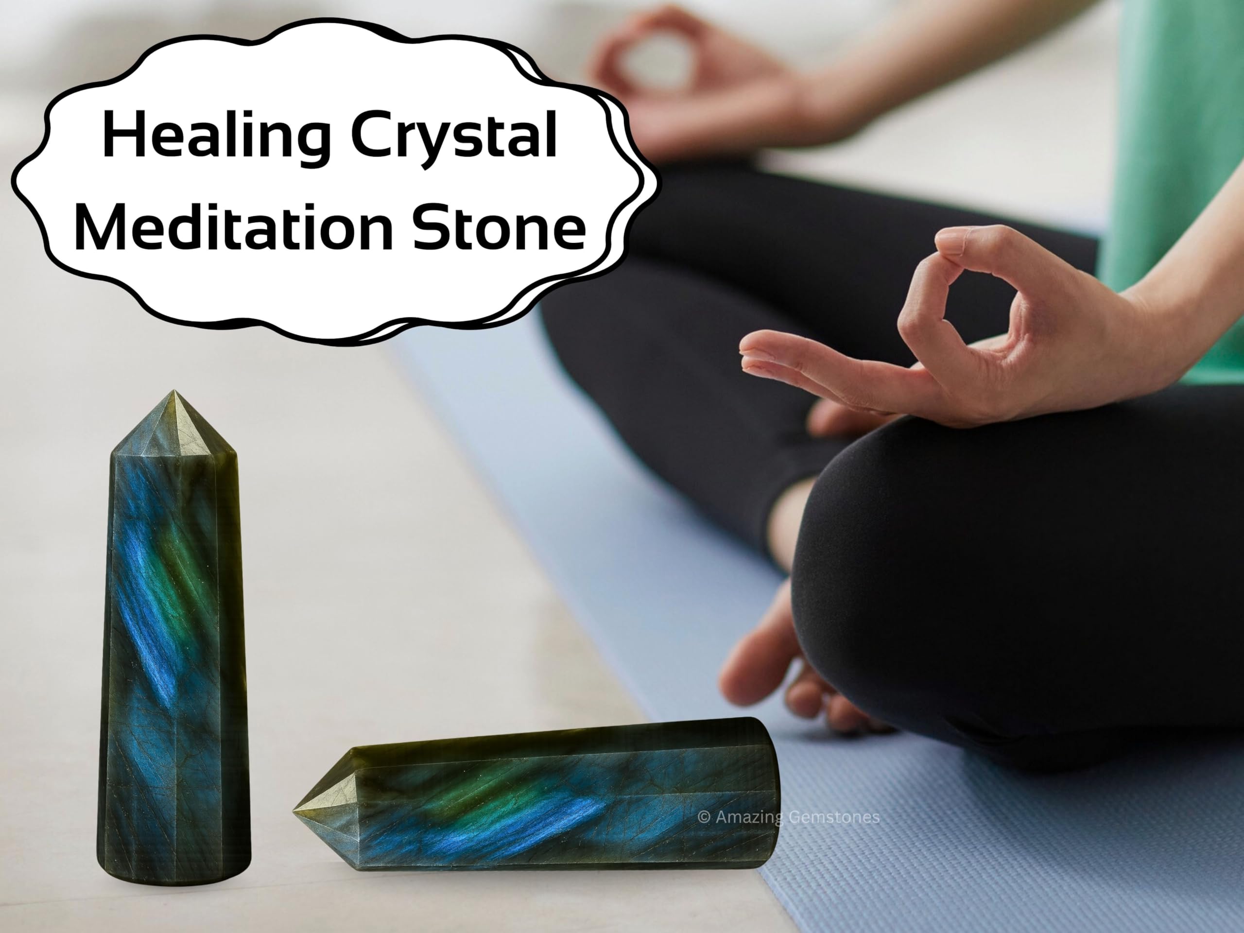 Amazing Gemstone Labradorite ambiente estudio: mejora la concentración y la atmósfera