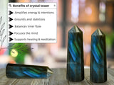 Amazing Gemstone Labradorite ritual relajación: acompaña sesiones de meditación y calma