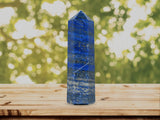 Amazing Gemstone torre lapislázuli para rejilla de cristales y claridad mental.