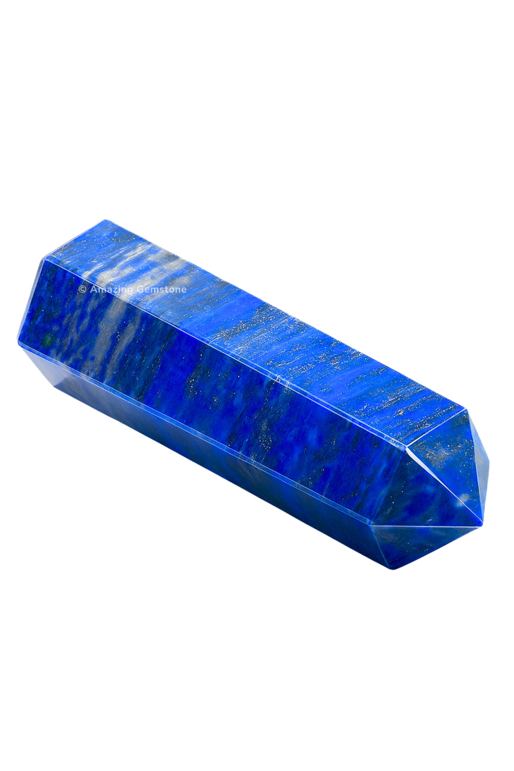 Amazing Gemstone varita de lapislázuli, guía de energía y armonía.