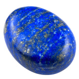 Amazing Gemstone lapislázuli: piedra palmar de relajación para masaje y alivio de tensiones.