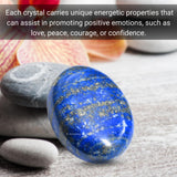 Amazing Gemstone lapislázuli: piedra para masaje corporal, favorece relajación de cuello y espalda.