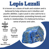Amazing Gemstone lapiz lazuli efecto protección para rituales de bienestar