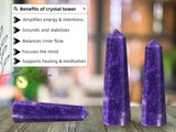 Amazing Gemstone Lepidolita, para meditación y relajación, ayuda a focalizar intenciones.
