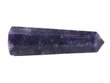 Amazing Gemstone Lepidolita, punta-cristal dirige energía para red de cristales y meditación.