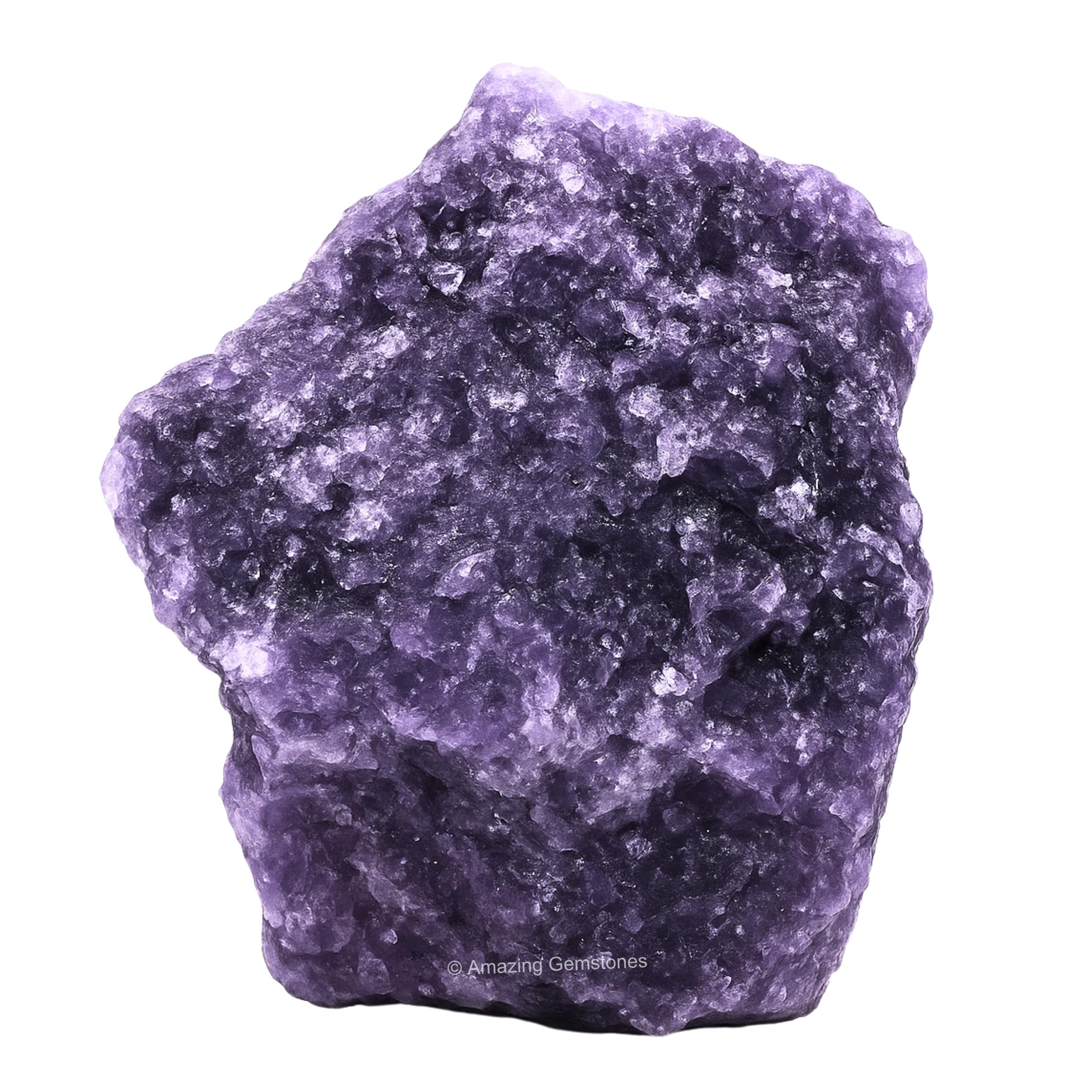 Amazing Gemstone Lepidolita textura lavanda para relajación y concentración.