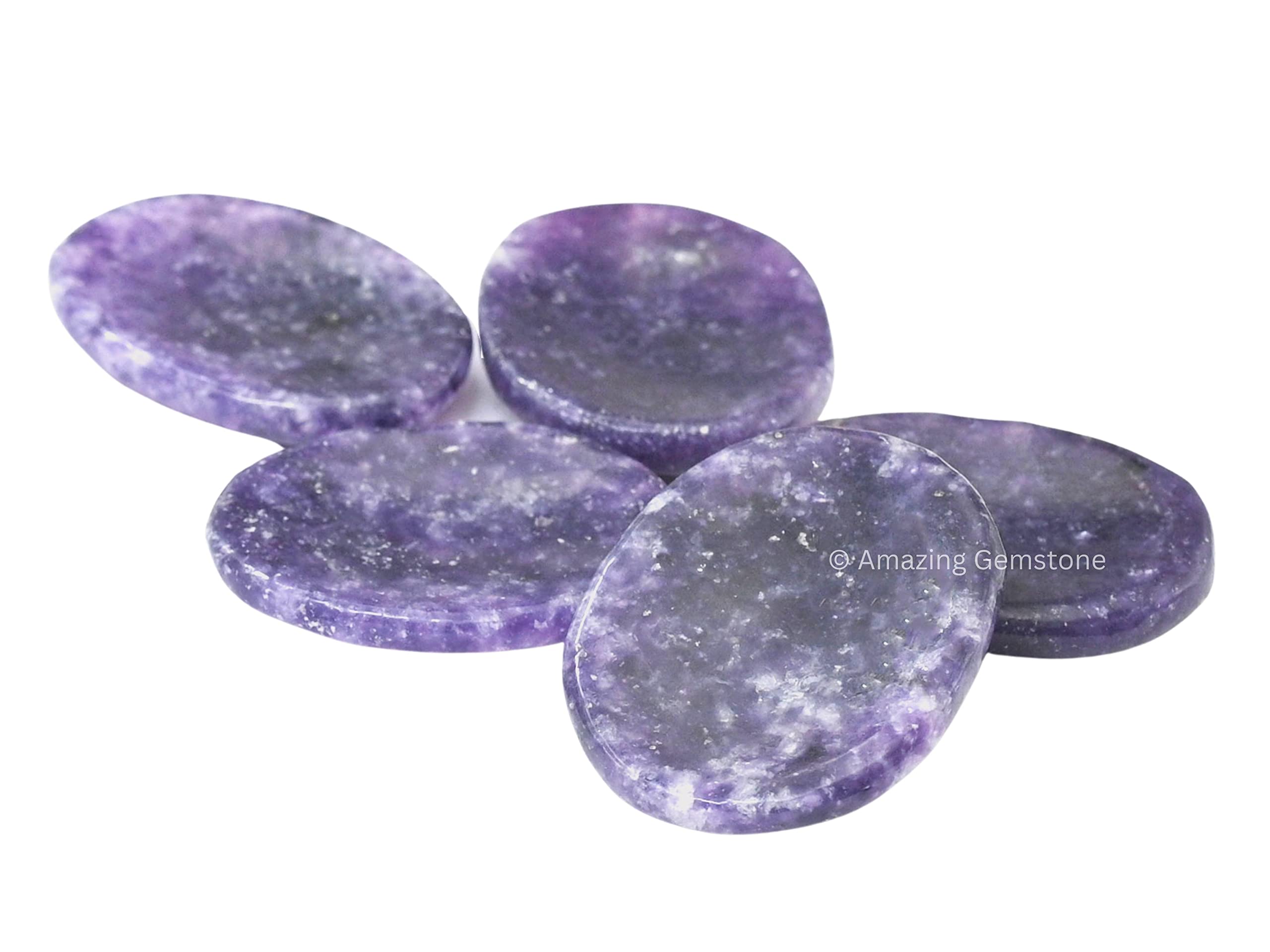 Amazing Gemstone Lepidolite: detalle de la superficie cristalina para observar la textura.