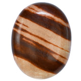 Amazing Gemstone lingam Narmada palma grande, ideal para meditación y conexión energética.