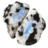 Amazing Gemstone Moonstone arcoíris, pieza natural para proyectos de pulseras y collares.