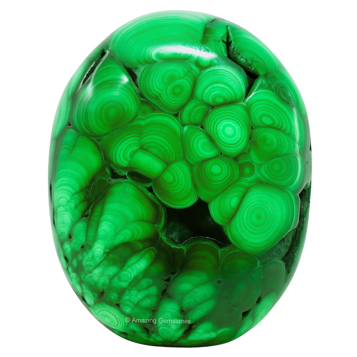 Amazing Gemstone Malachite palma grande, perfecta para meditación y equilibrio de energía.