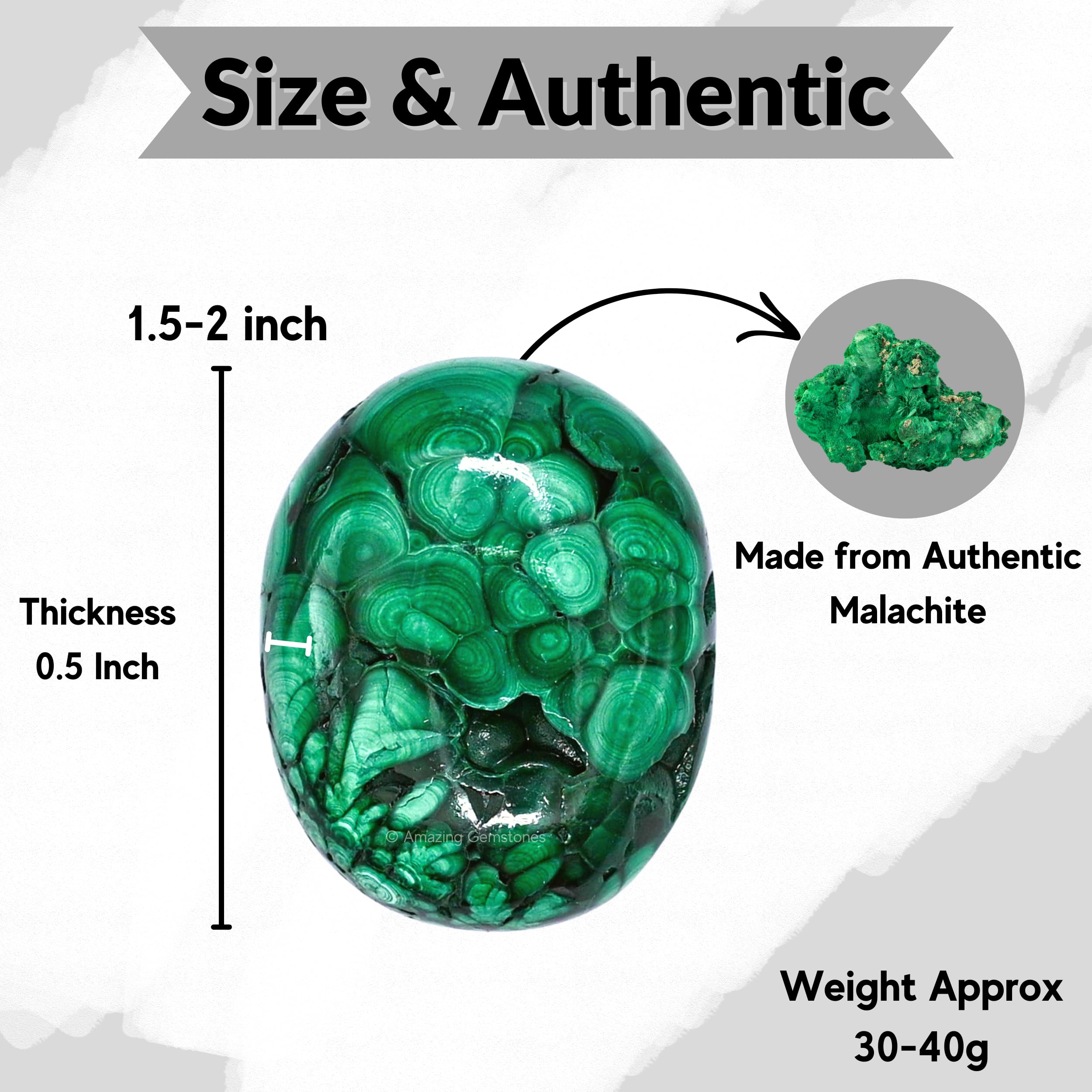 Amazing Gemstone Malachite regalo para mujeres, presentación en caja elegante.