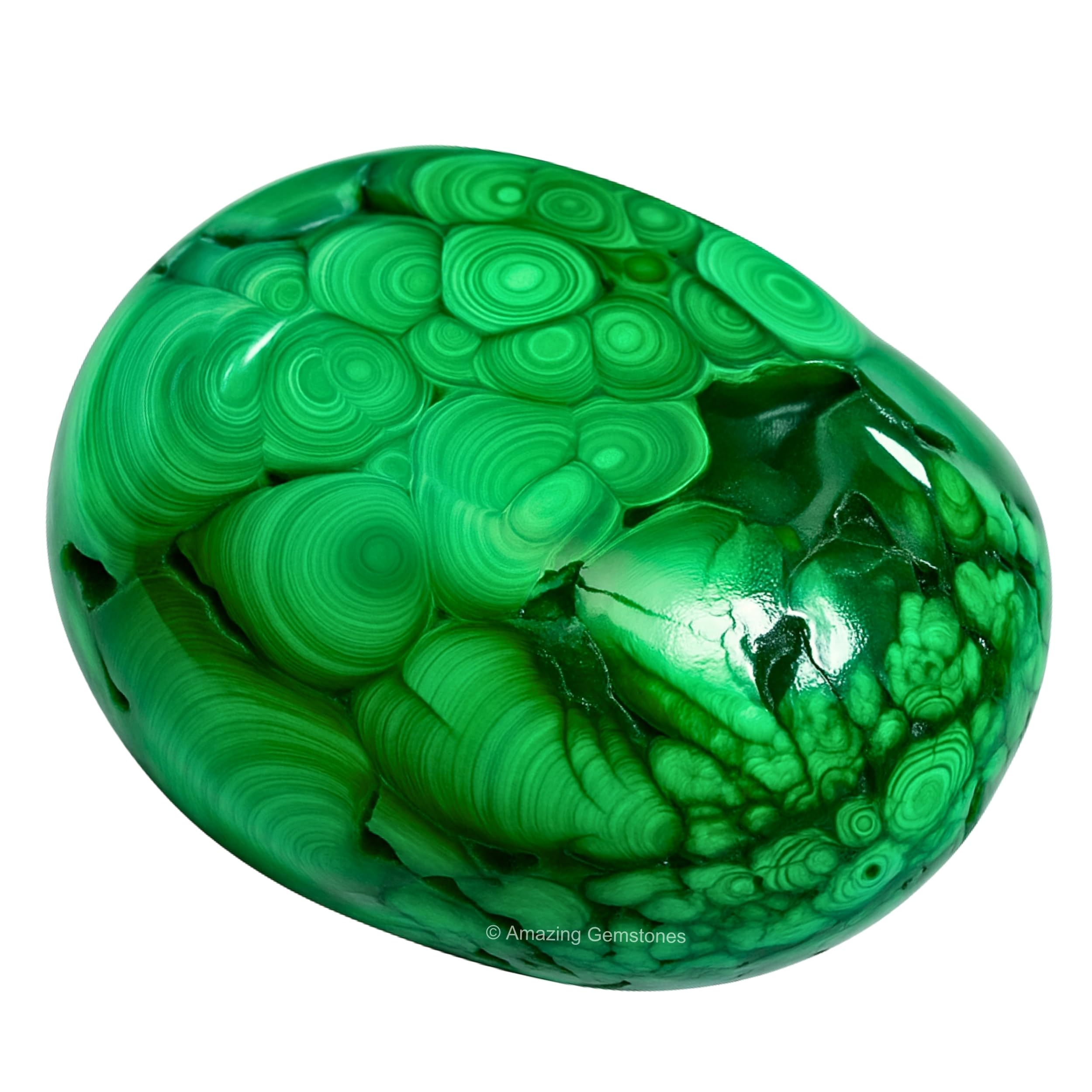 Amazing Gemstone Malachite textura detalle, revela la belleza natural para rituales y sanación.