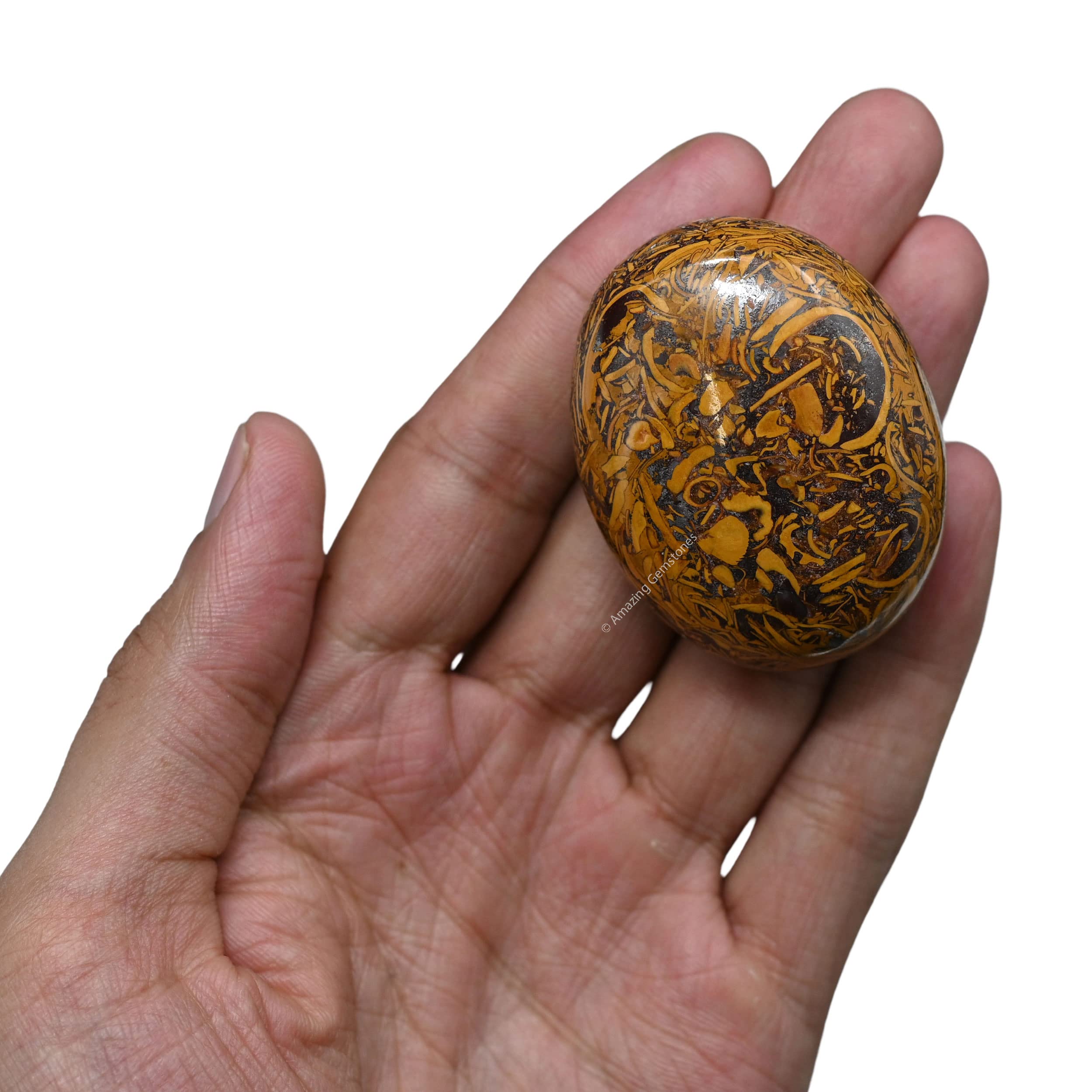 Amazing Gemstone Mariyam Jasper diseño elegante para mesa o altar.