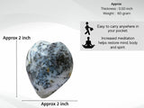 Amazing Gemstone Piedra palma opal dendrita: ideal para masaje de cuello y hombros