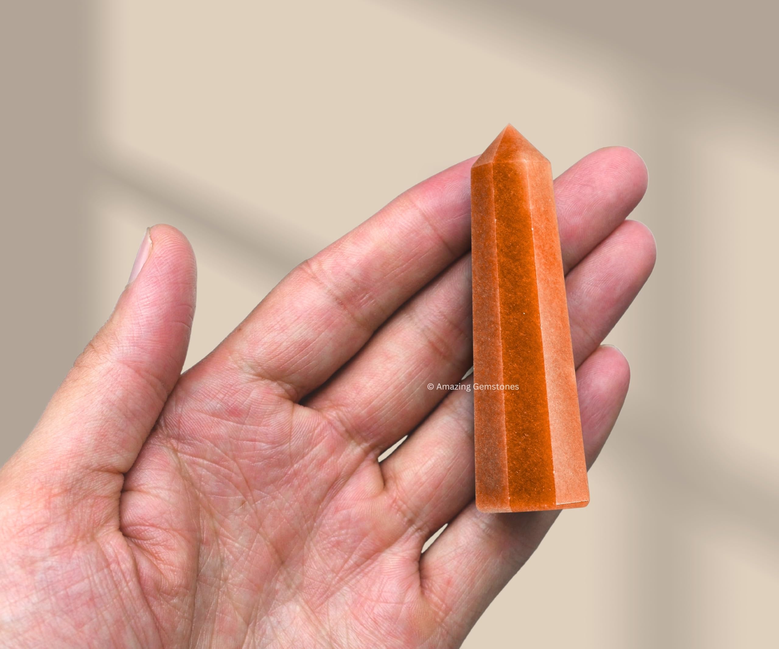 Amazing Gemstone Meditación Cristal Chocolate Jasper acompaña prácticas de calma interior.