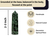 Amazing Gemstone meditación cristal, favorece la concentración y la calma durante la práctica.