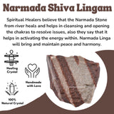 Espacio de meditación con piedra Narmada para enfoque y calma