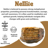 Amazing Gemstone Nellite útil para meditación, enfoque y equilibrio emocional