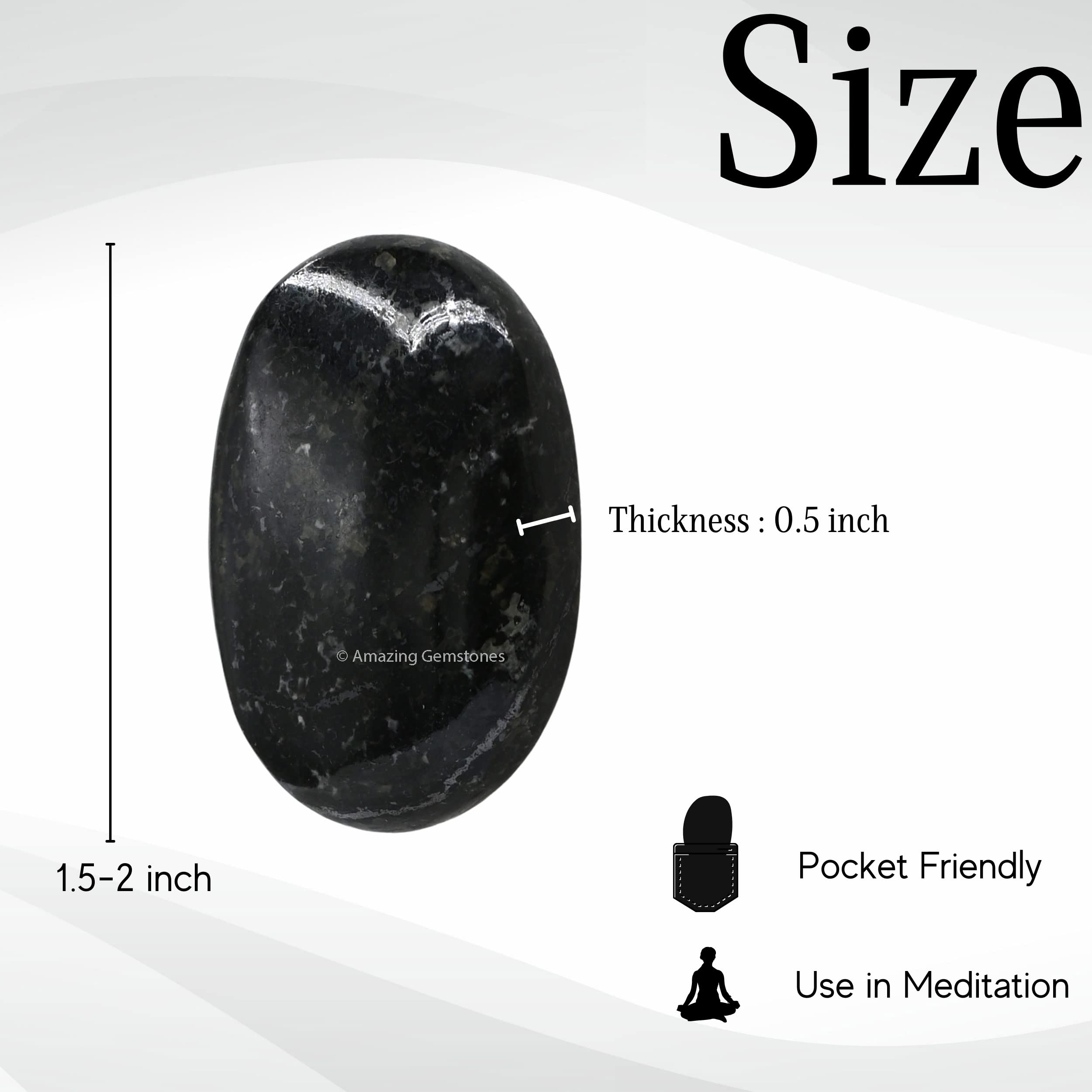 Amazing Gemstone Nuummite: uso para meditación y relajación diaria