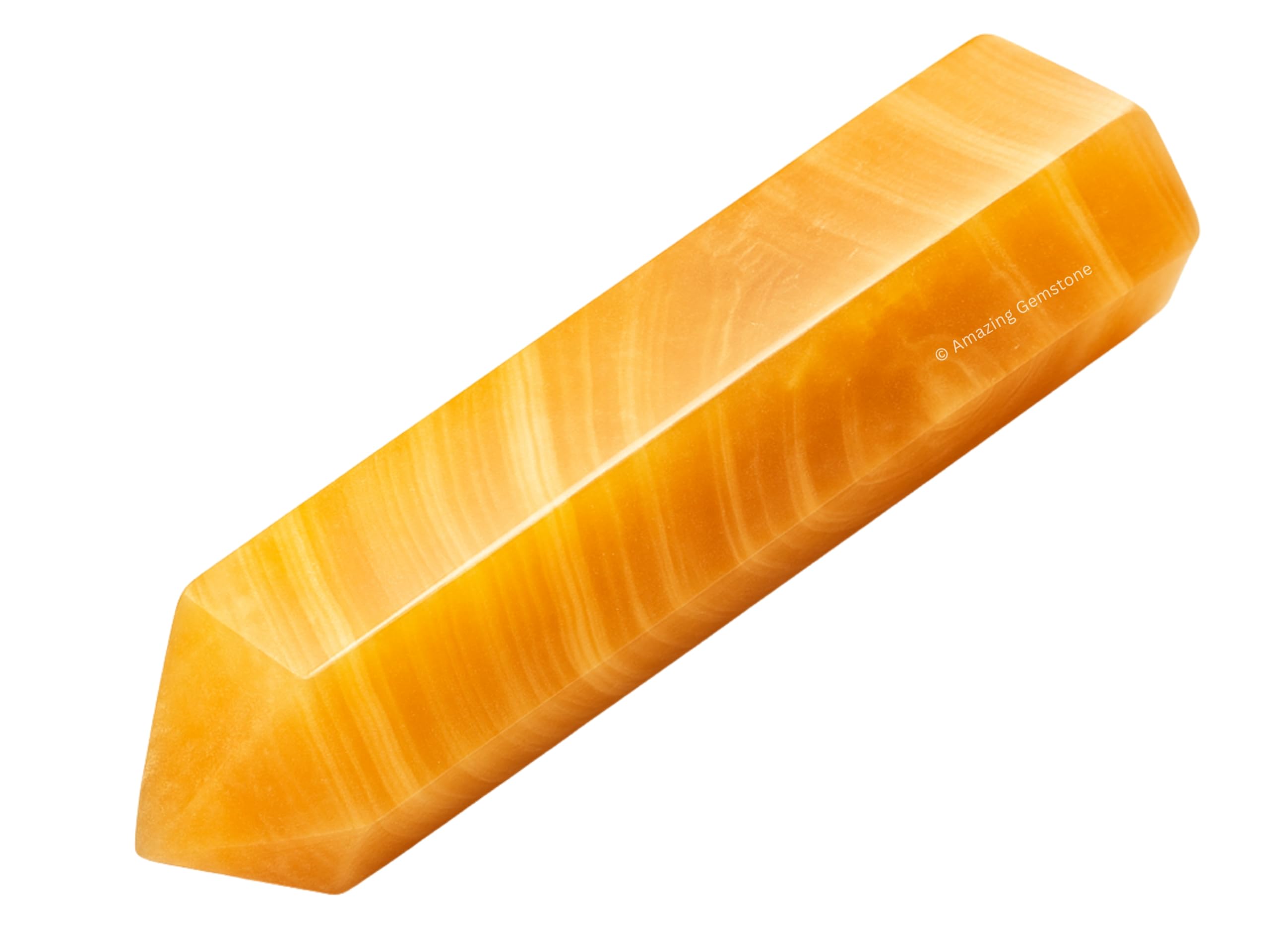 Amazing Gemstone obelisco amarillo potencia enfoque y equilibrio emocional