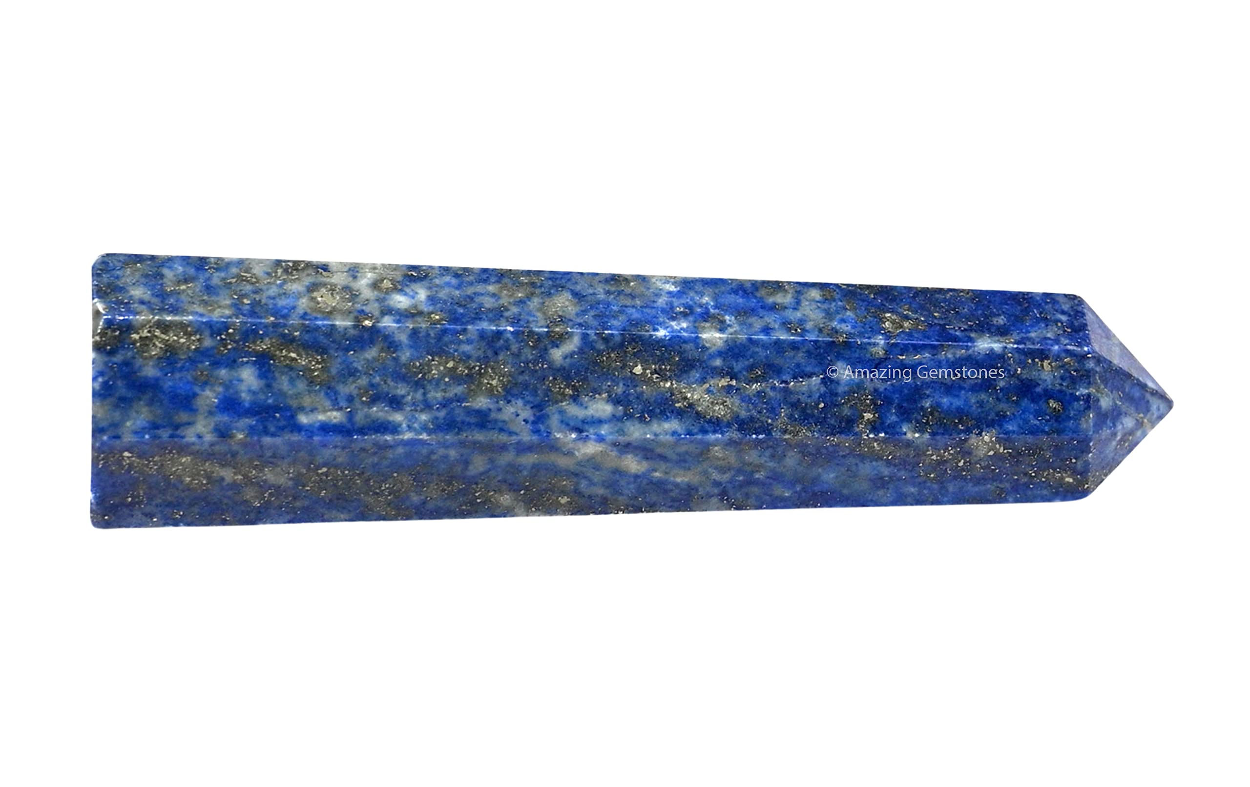 Amazing Gemstone Obelisco Cristal Lapislazuli para concentrar energia positiva