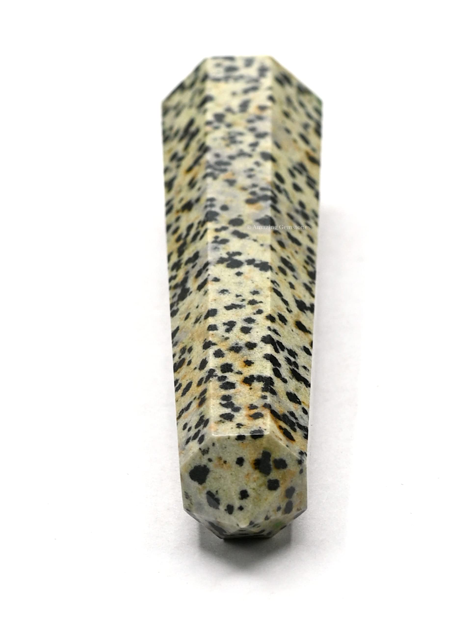 Amazing Gemstone obelisco jaspe dálmata para equilibrio mental