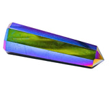 Amazing Gemstone obelisco cuarzo aura titanio, amplifica energía y facilita equilibrio mental.