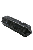 Amazing Gemstone oblisco cristal larvikita grande para grid y meditaciones