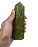 Amazing Gemstone oblisco Vesuvianita para concentrar energía y equilibrio