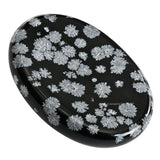 Amazing Gemstone obsidiana copos de nieve para meditación y enfoque