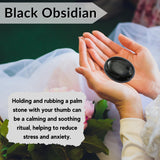 Amazing Gemstone obsidiana negra para decoración del hogar