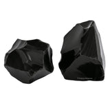 Amazing Gemstone obsidiana negra textura natural para proyectos de manualidades.