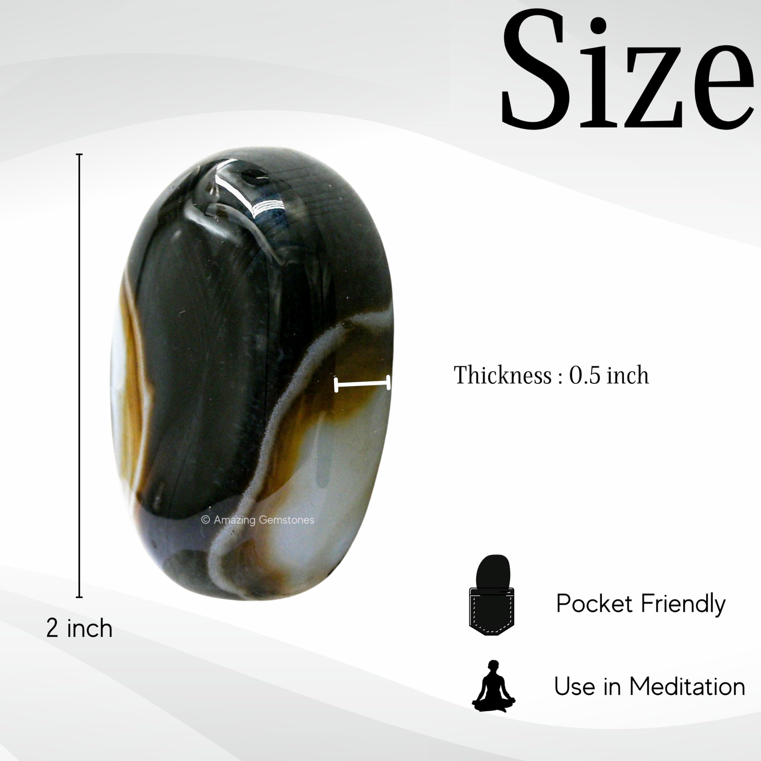 Amazing Gemstone onix negro regalo ideal para ocasiones especiales.