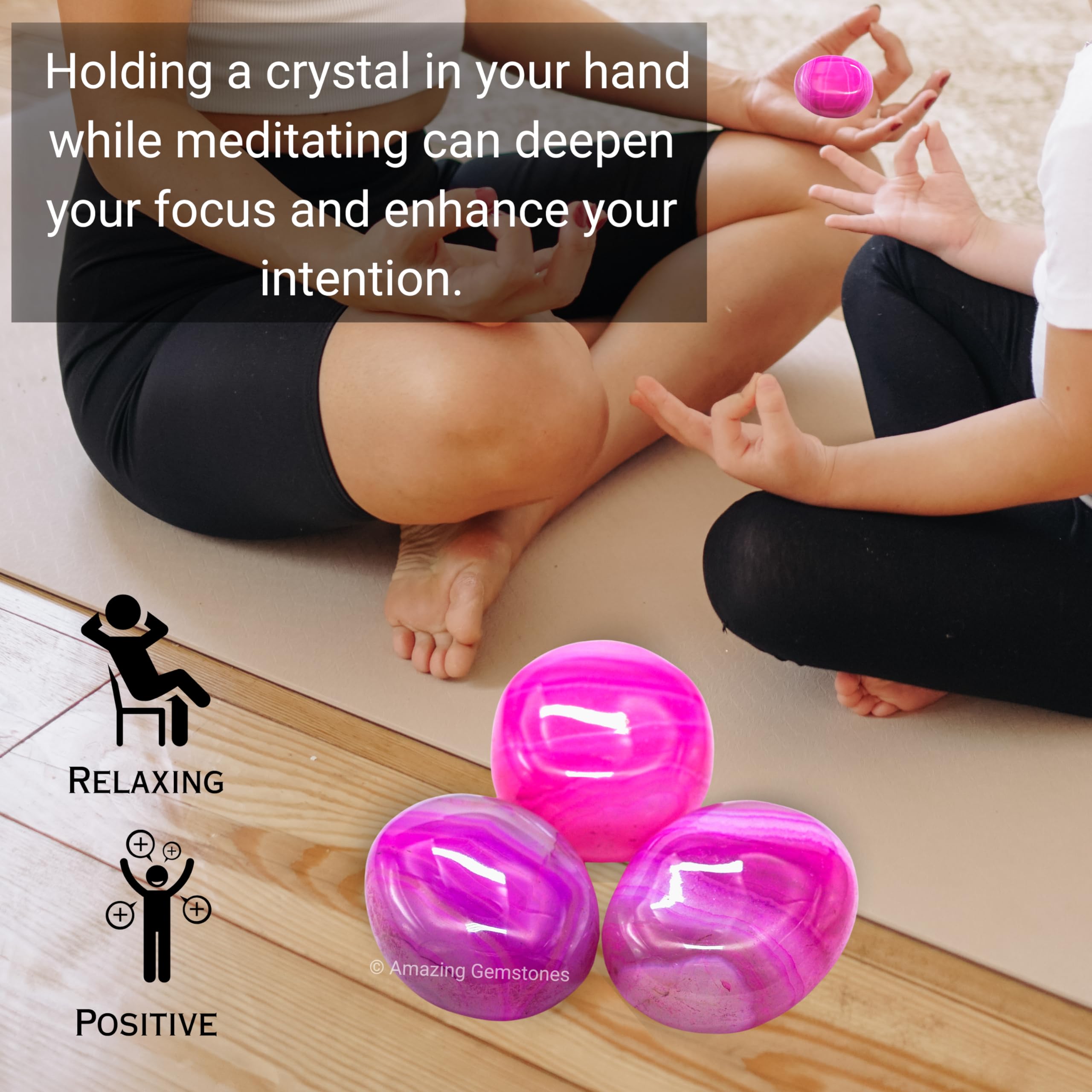 Amazing Gemstone: ónix rosa, apoyo sensorial en yoga.