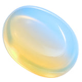 Opalita palma grande de Amazing Gemstone, detalle cercano para prácticas de relajación