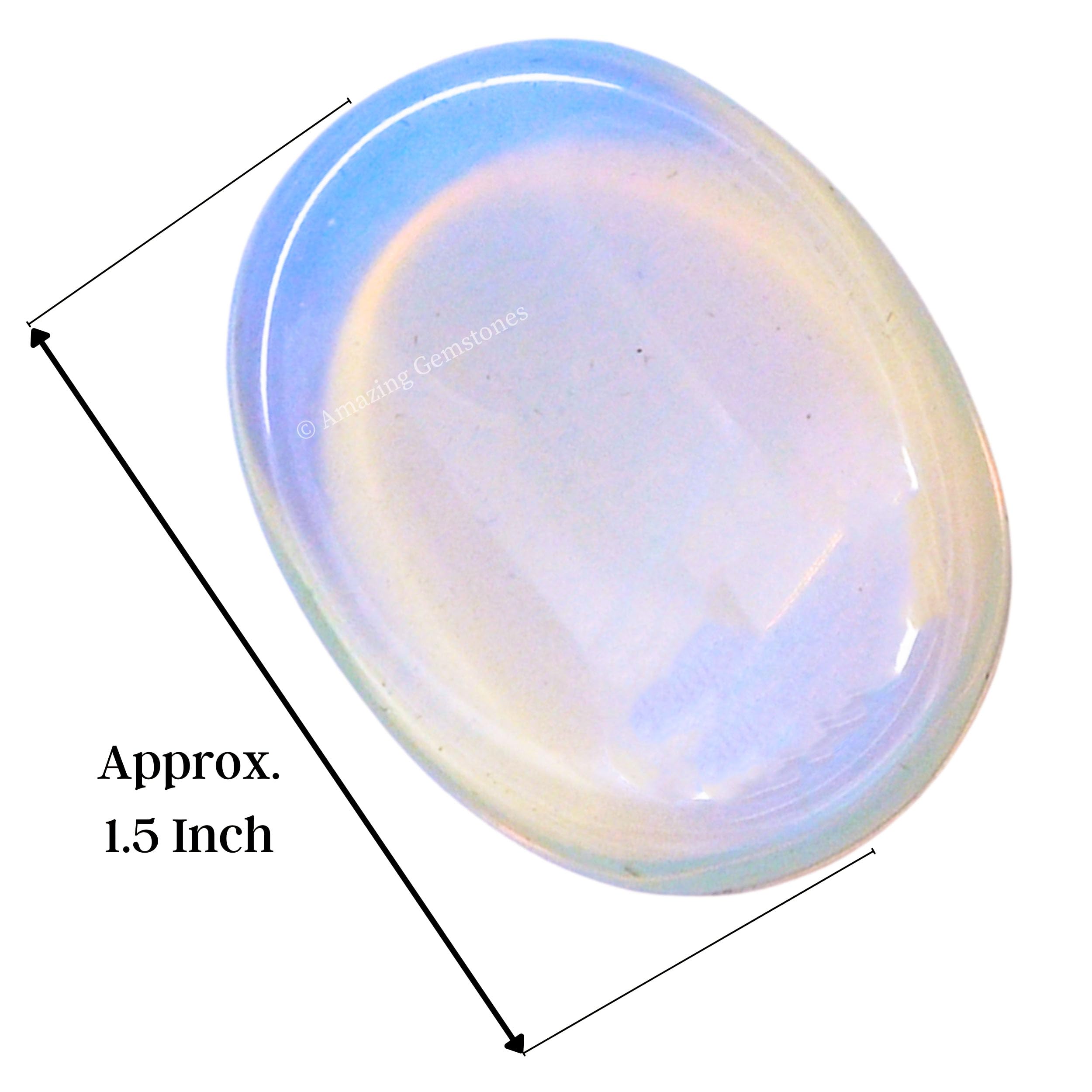 Amazing Gemstone Opalite: piedra-meditación para enfoque durante la práctica.