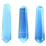 Amazing Gemstone opalita: puntas para cuadrícula de cristales y yoga, favorecen la concentración.