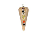 Péndulo Amazing Gemstone para localizar objetos perdidos y respuestas intuitivas.