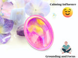 Amazing Gemstone: piedra antiestres Angel Aura Rose Quartz para alivio táctil.