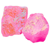 Amazing Gemstone: piedra bruta cuarzo-rosa aura para meditacion y energia positiva.