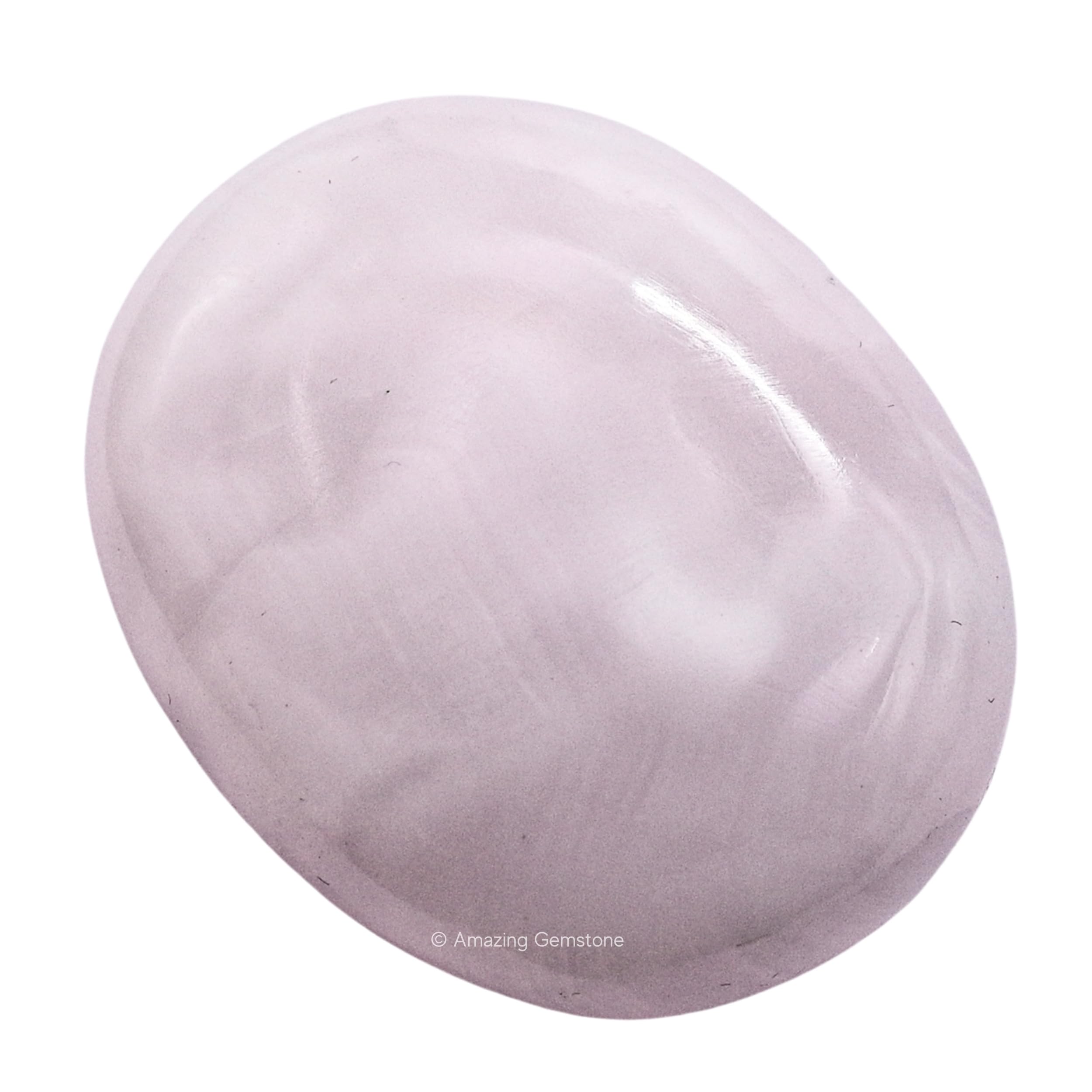 Amazing Gemstone piedra calcita rosa para sesiones de meditación y equilibrio.